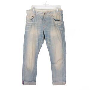 Vintage Gsus Sindustries Light Blue Stone Wash Denim Jeans Pants